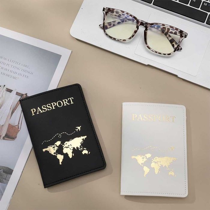 Husa de pasaport, protectie carduri si documente de calatorie, 14x10cm