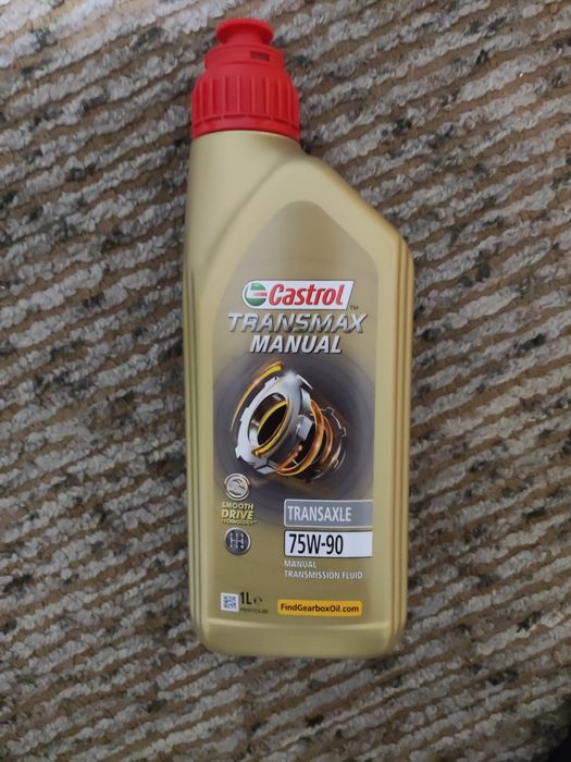 3бр.Ново масло за скоростна кутия Castrol transmax Manual 75W-90