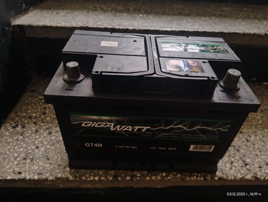 Акумулатор 74н 7 месеца остатъчна гаранция