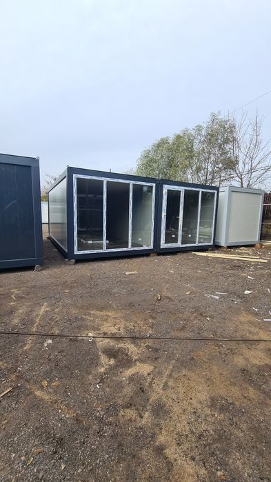 Containere birou container depozitare sanitare vitrina pază