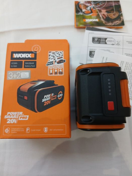Acumulator Worx 20V/ 4.0 Ah