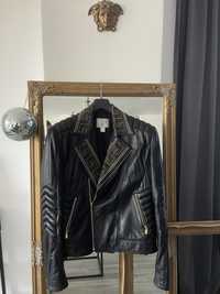 Geaca biker din piele Versace x H&M