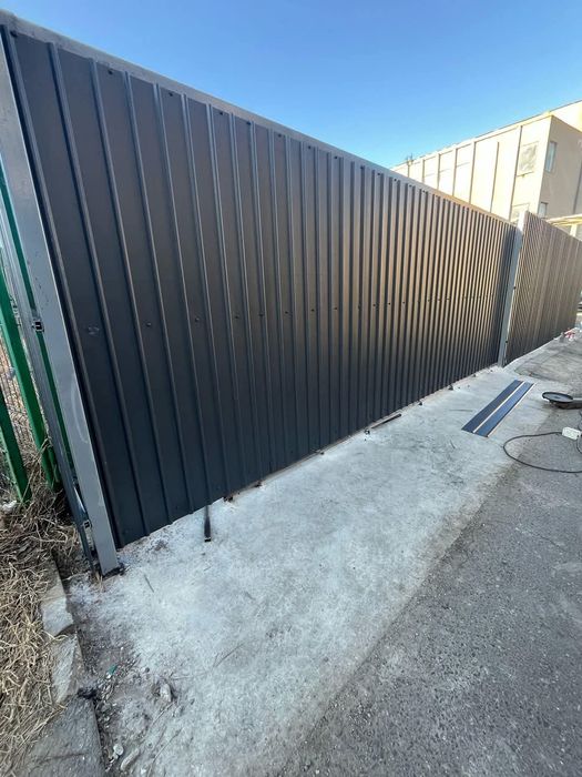 Garduri din sipca metalica, tabla cutata, plasa bordurata, BCA