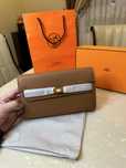 Portofel Hermes Kelly Maro/Piele naturala 100%/Punga/Cutie Hermes