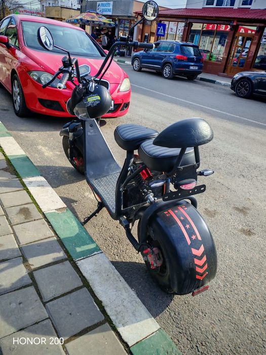 Scuter electric Chopper 1500W, neînregistrabil, 25 km/h, baterie litiu