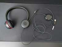 Casti Jabra Evolve 20SE MS Stereo, cu telecomanda, conexiune USB