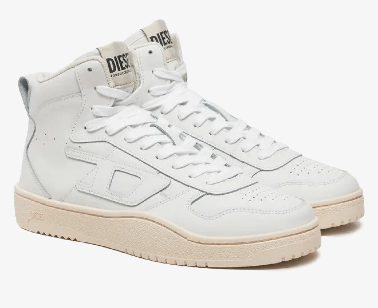 DIESEL Високи маратонки 'S-UKIYO V2' в Бяло
