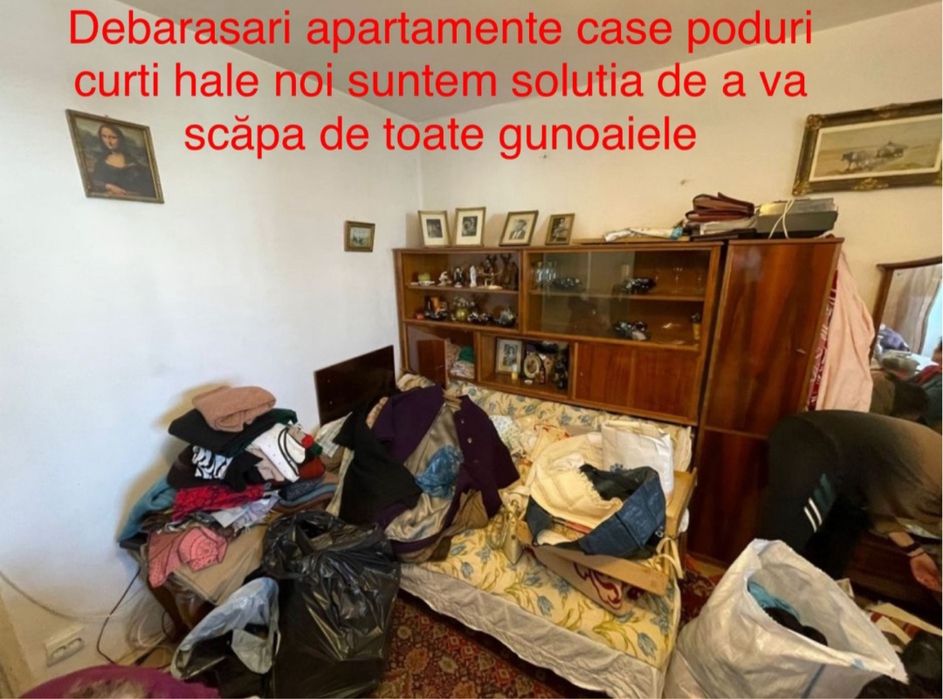 Debarasam apartmente poduri ,beciuri, mobila