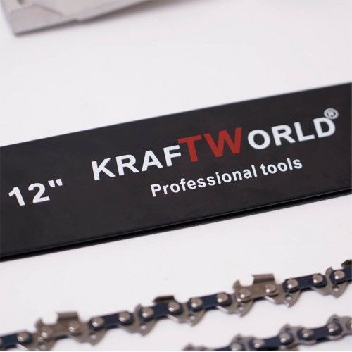 Приставка верижна кастрачка KraftWorld с верига – резачка за ъглошлайф