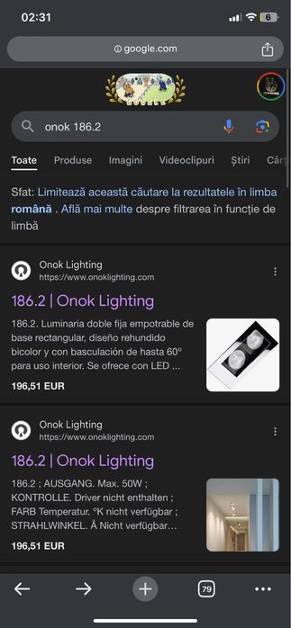 Spot incastrabil Onok 186/2 Nickel G5.3