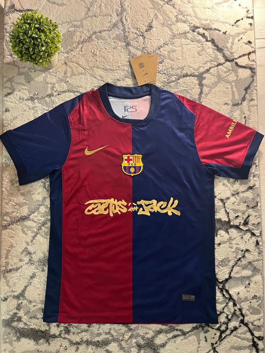 Tricou nike barcelona x travis scott limited edition