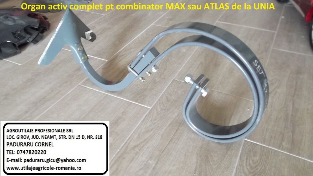 arc, sageata, organ activ complet pt MAX sau ATLAS de la UNIA, Farmet