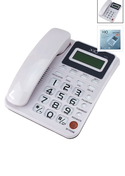 Telefon Fix Alb/Negru