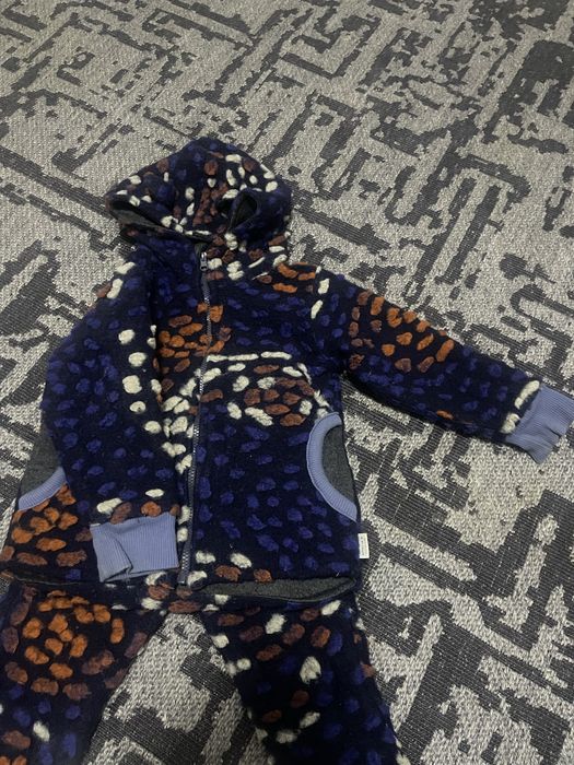 Jacheta lana fiarta si pantaloni 110