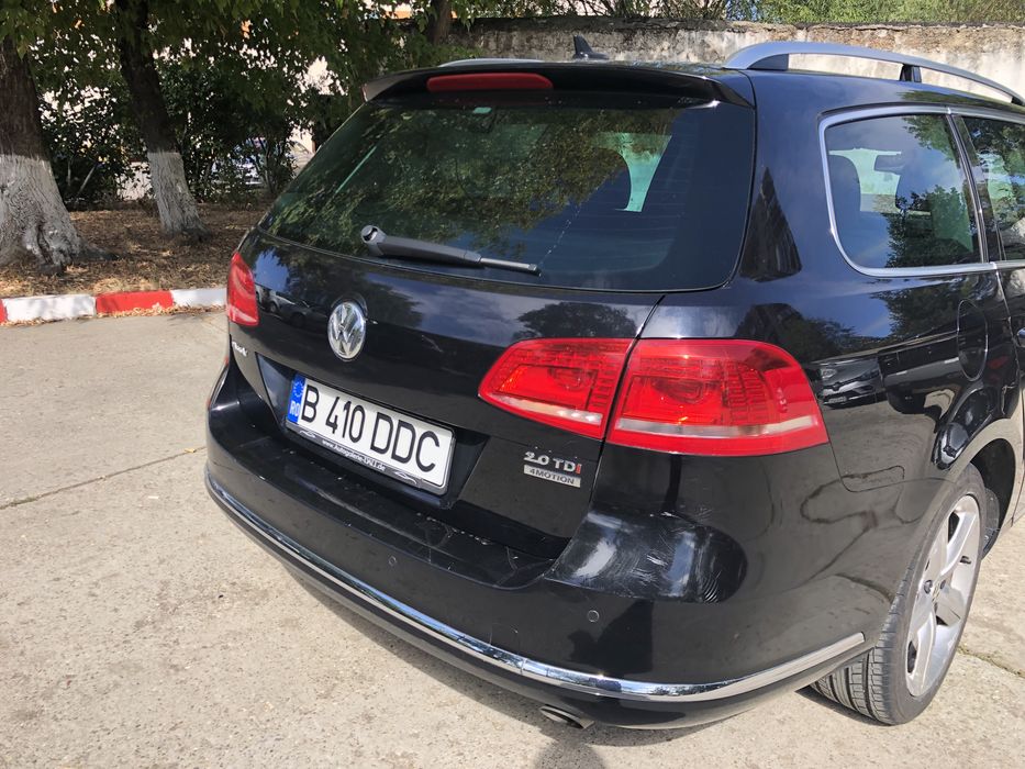 Bara fata Vw Passat B7 neagra LC9X senzori parcare spalator completa