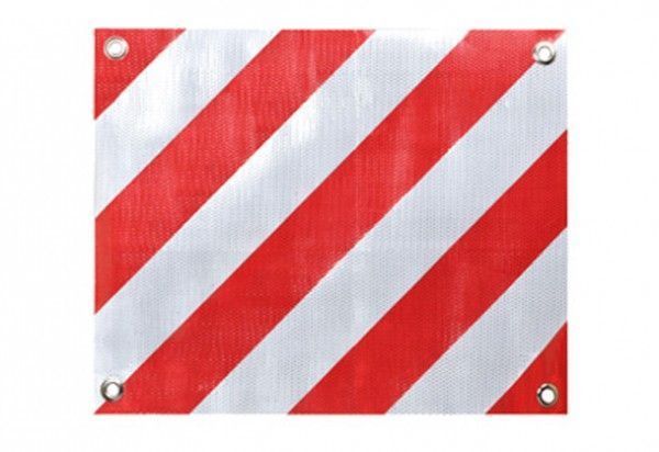 Element reflectorizant PVC pe suport fix 50x40, placa semnalizare gabarit depasit, 1 buc.