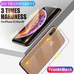 iPhone X , XS , XS Max , SET Folii Sticla Securizata FATA+SPATE