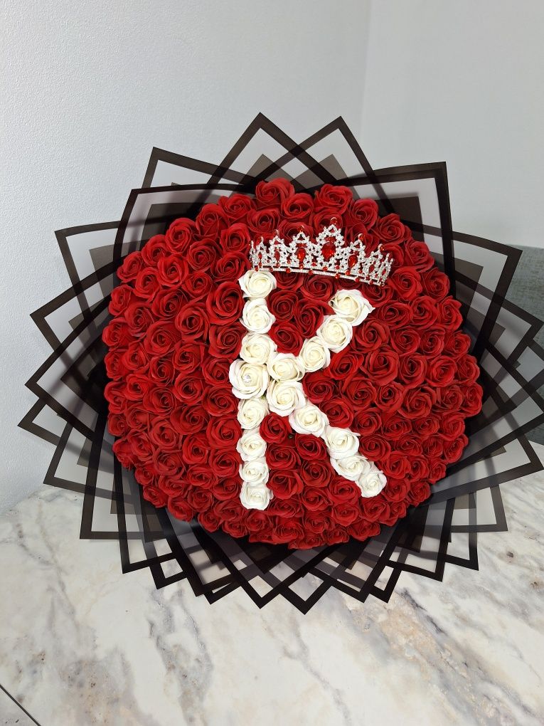Buchet trandafiri de săpun