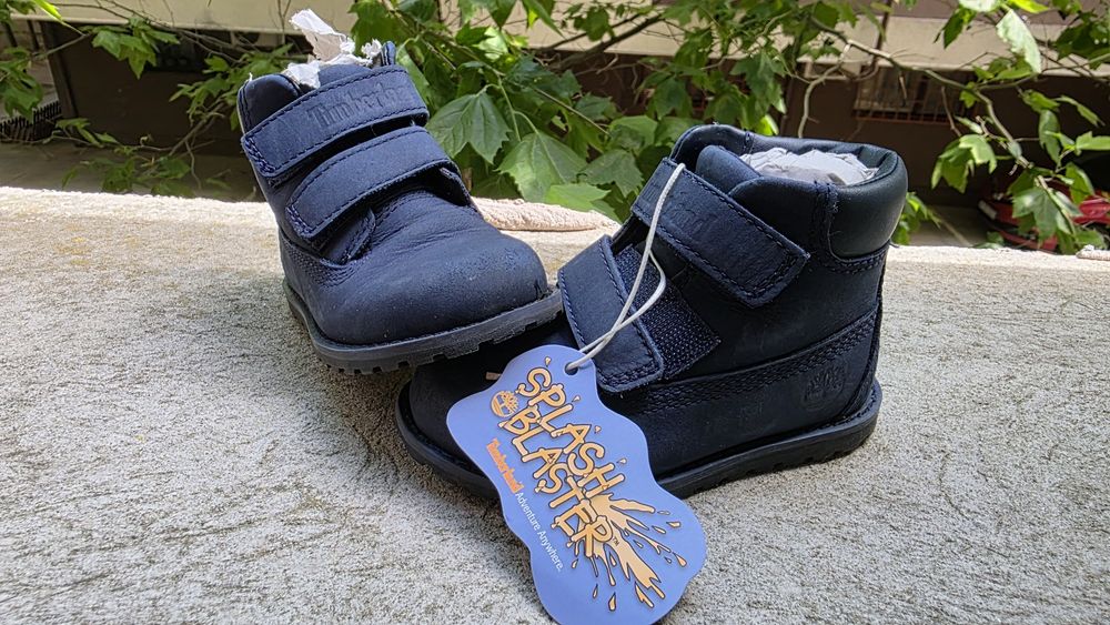 Ghetuțe copii Timberland din piele naturala mărimea 22