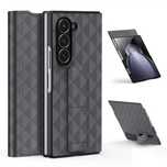 Husa premium flip piele +Folie SAMSUNG Galaxy Z Fold6 5G modele diferi