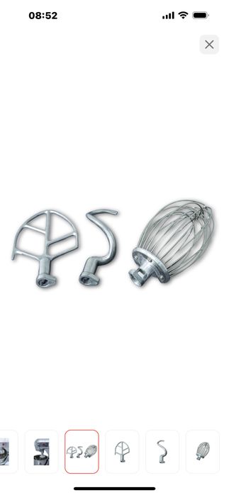 Миксер BACKERCRAFT JLT 20 л серый(тестомес)