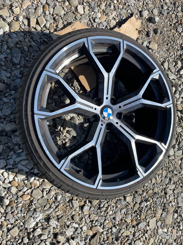 Set Jante R22 Bmw 5x120. Cu anvelope vara. Demontate de pe F01