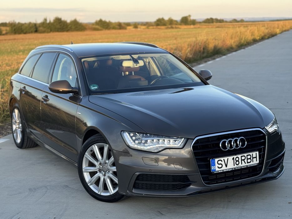 Audi A6, C7, S-line, Matrix, manual, full piele