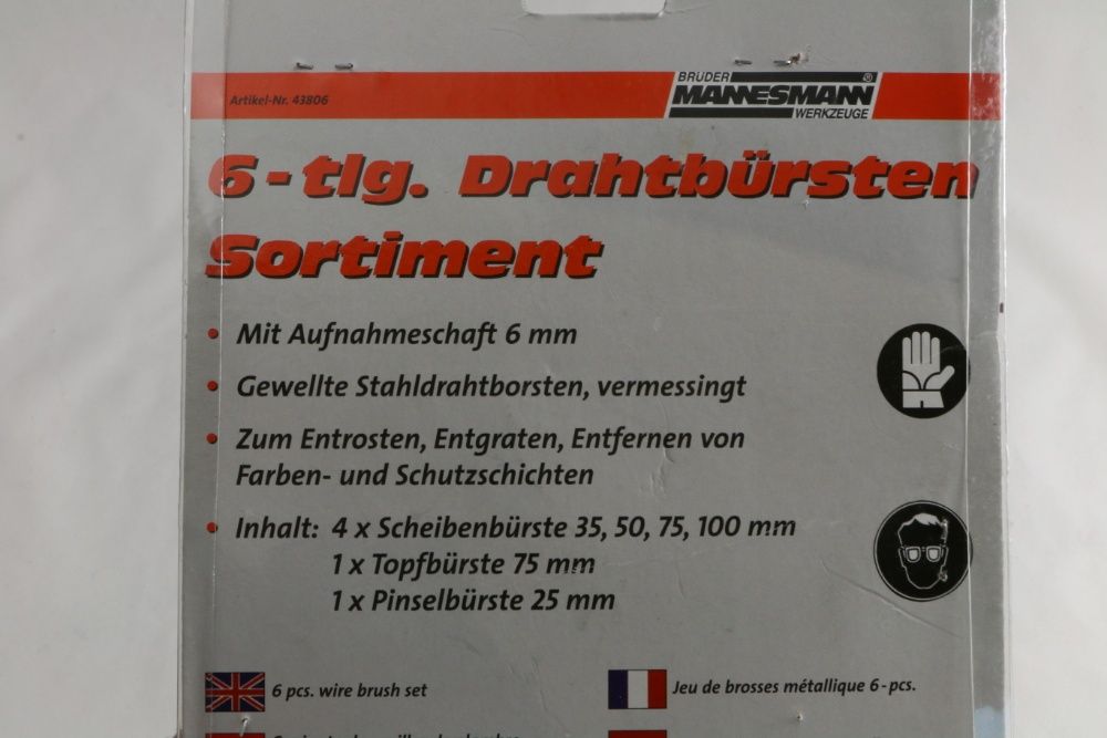 телени четки Mannesmann, нови, немски, внос от Германия