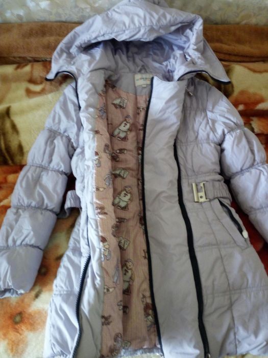 Куртка-пальто зимняя на девочку