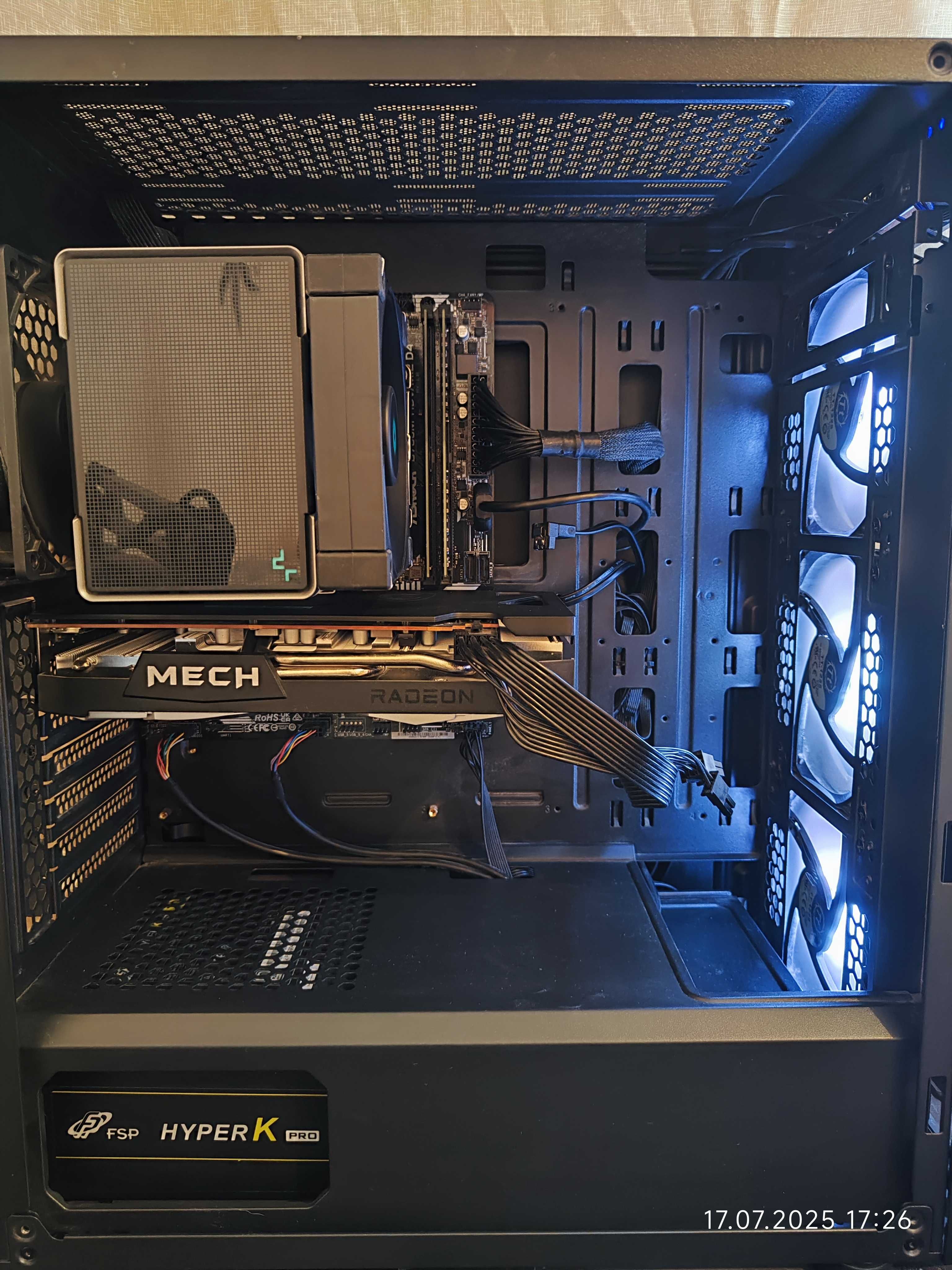 Брутален i5 12400f,RX 6600 8GB, RAM 32GB DDR4 3200, SSD 512GB