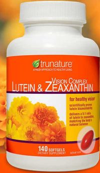 Trunature Lutein Zeaxantin Лютеин с Зеаксантином, 140 капсул