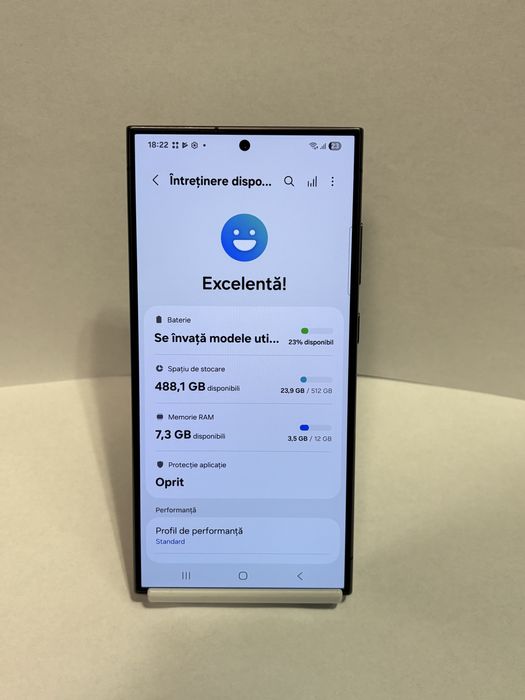 MDM vinde: Samsung S24 Ultra, 512GB, Titanium Black.