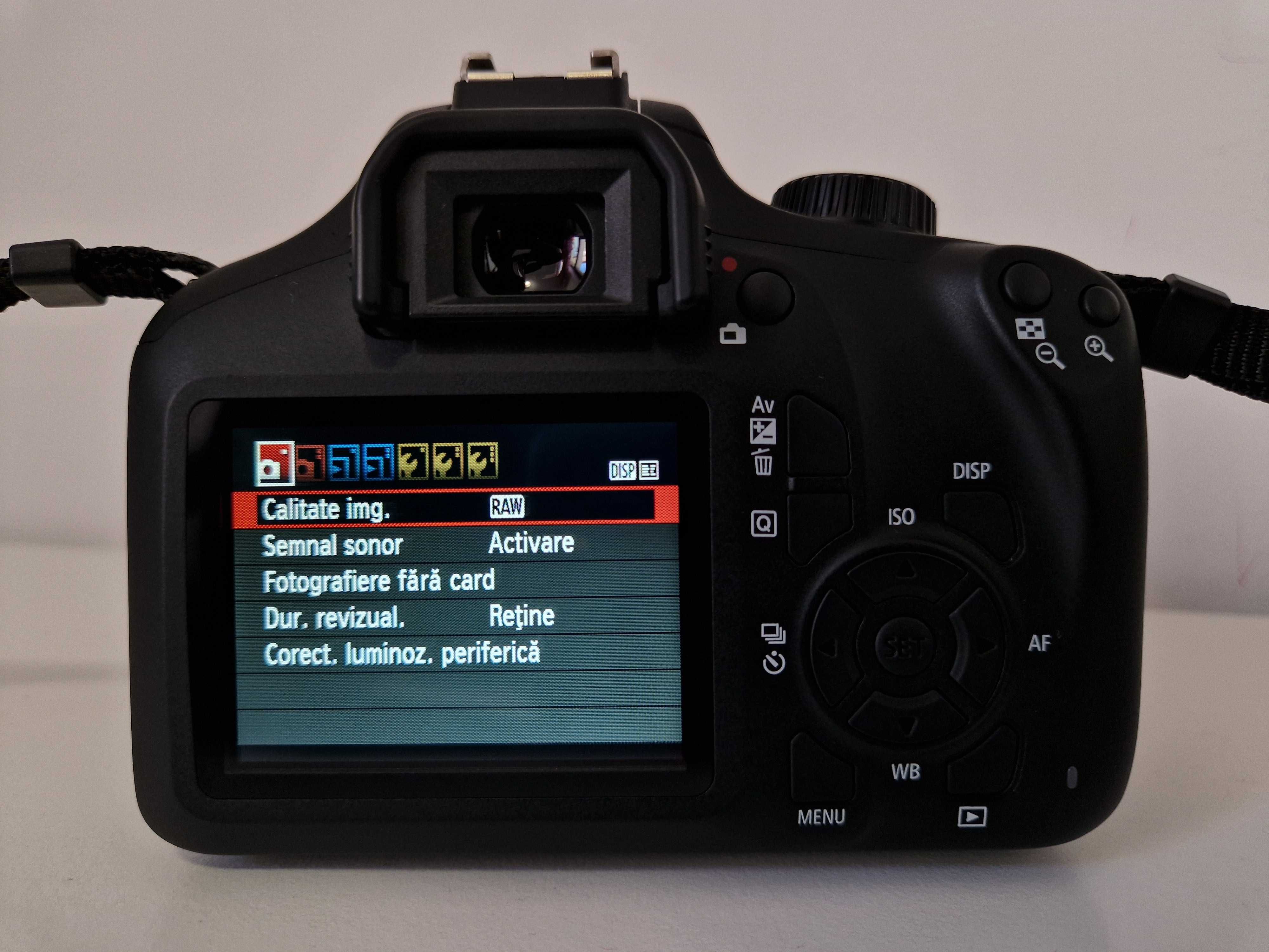 Aparat Foto DSLR Canon EOS 4000D, 18 MP + 2 OBIECTIVE