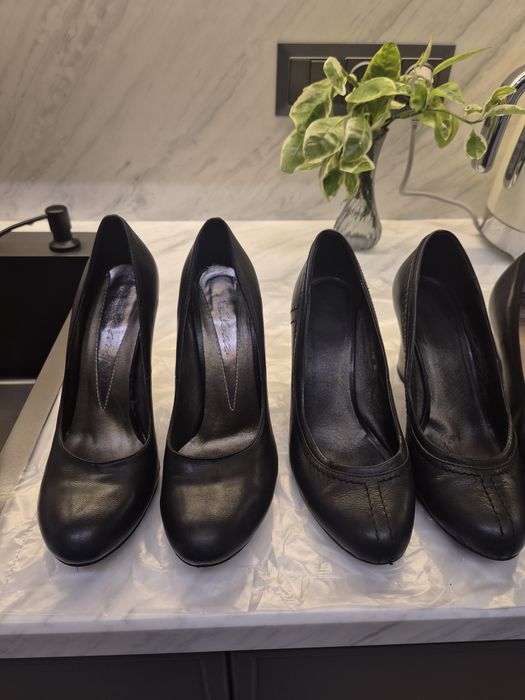 Кожаные туфли фирменные бу