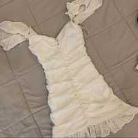 Zara бяла рокля М