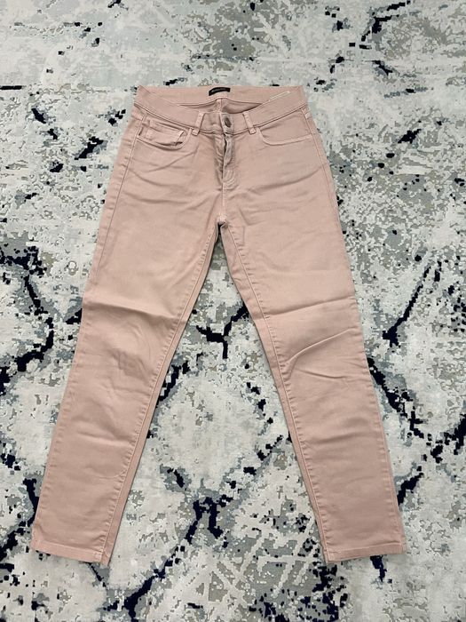 Pantaloni dama tip jeans roz Massimo Dutti