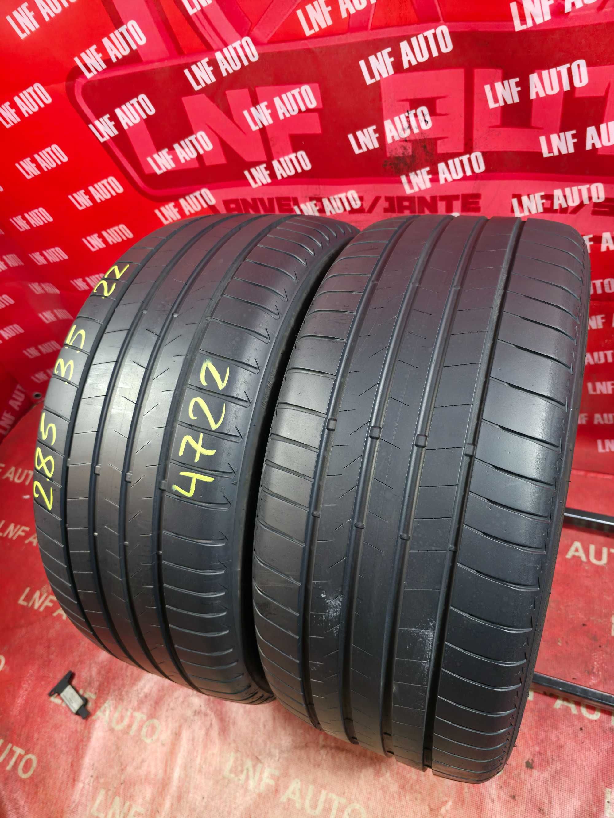 Anvelope de VARA - 285/35/22 - BRIDGESTONE - 6.45 MM - DOT 4722 !
