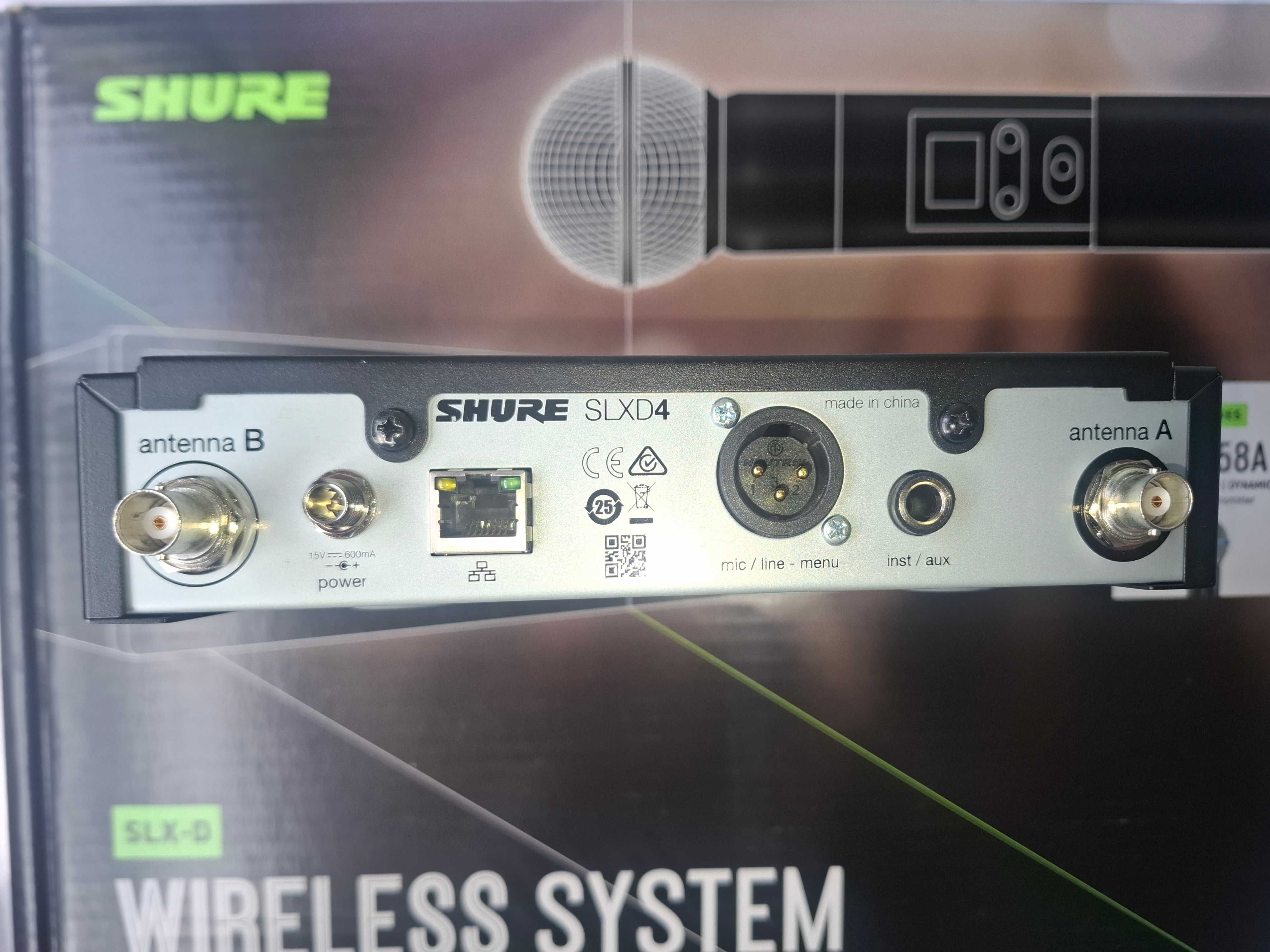 Продавам безжичен микрофон SHURE SLXD24/B58-K59