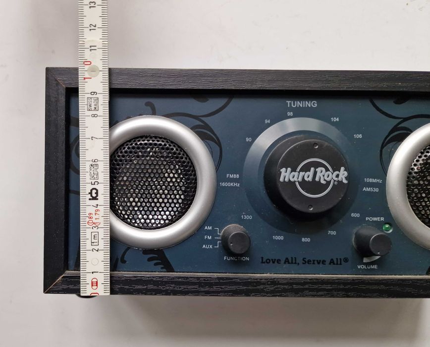 Radio mp3 retro Hard Rock Café Limited Edition negru
