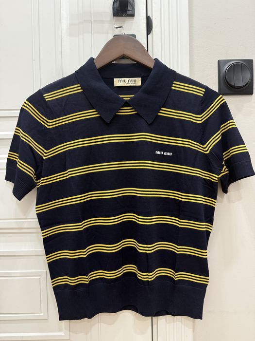 Футболка поло Miu Miu