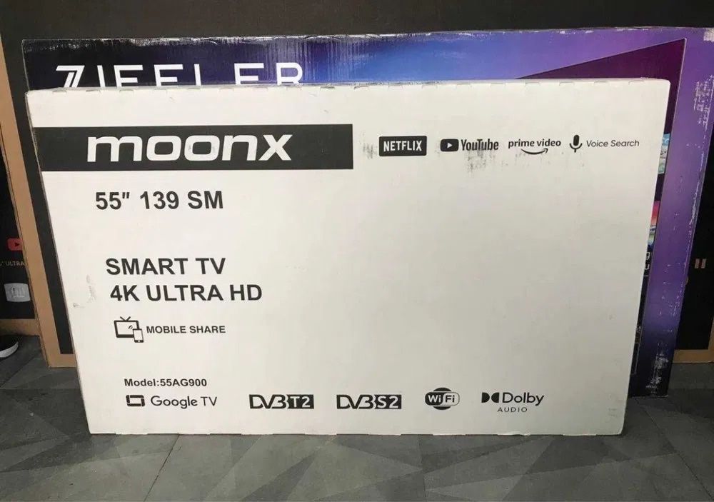 телевизор Moonx 43,55, 50, Smart androdi Tv Доставка бесплатно