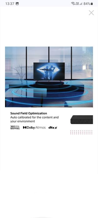 Soundbar Sony HT-A3000, 3.1 ch