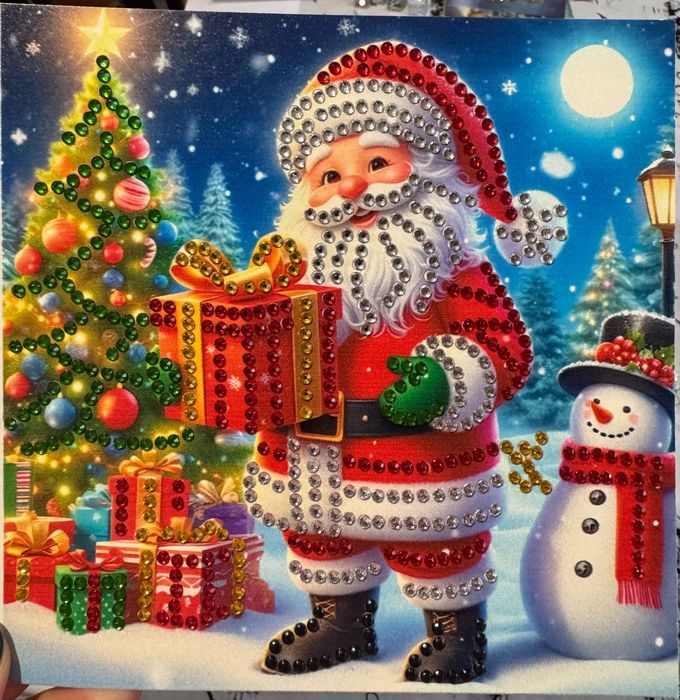 Картички за Коледа,рождени дни и други с диамантени мъниста