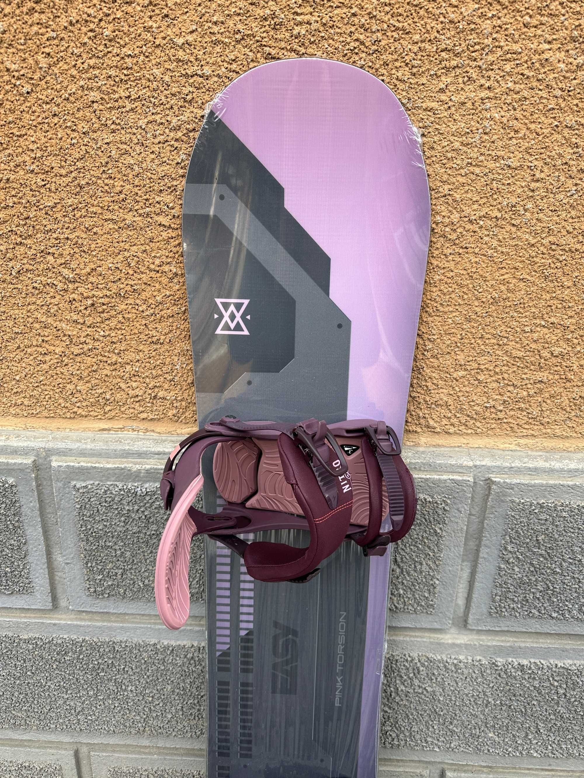 placa noua snowboard easy pink torsion L145cm