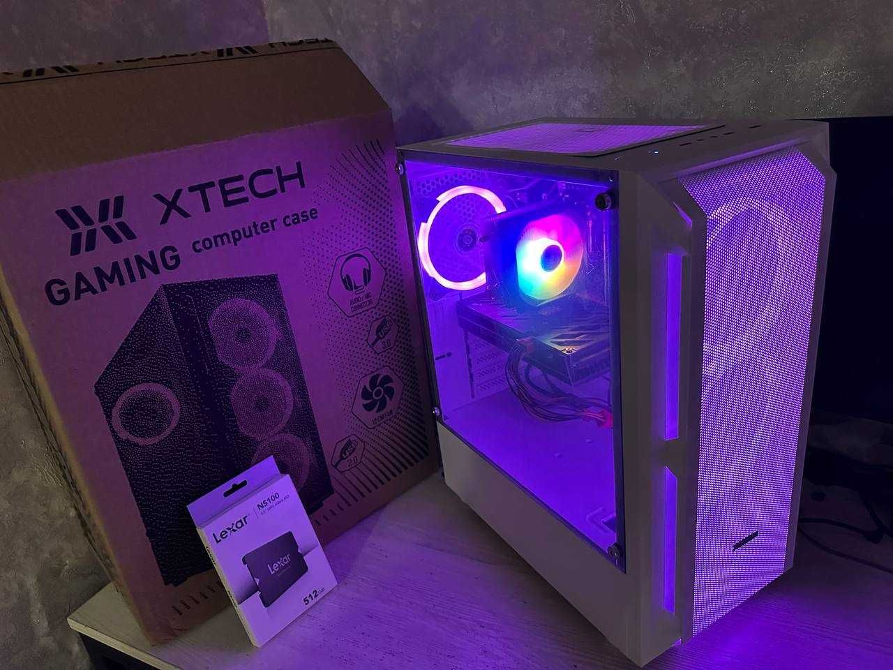 Игровой кейс 20 поточный / RX 580 8gb / DDR4 16gb / 512 Lexar ssd