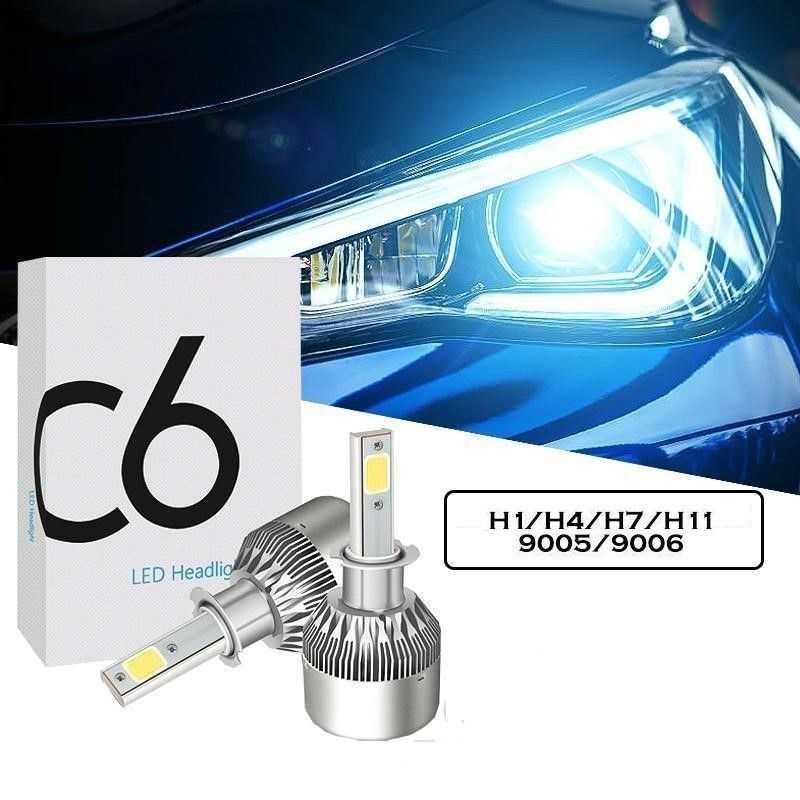 LED крушки за автомобил Leuci C6-H7, 36 W, 3800lm