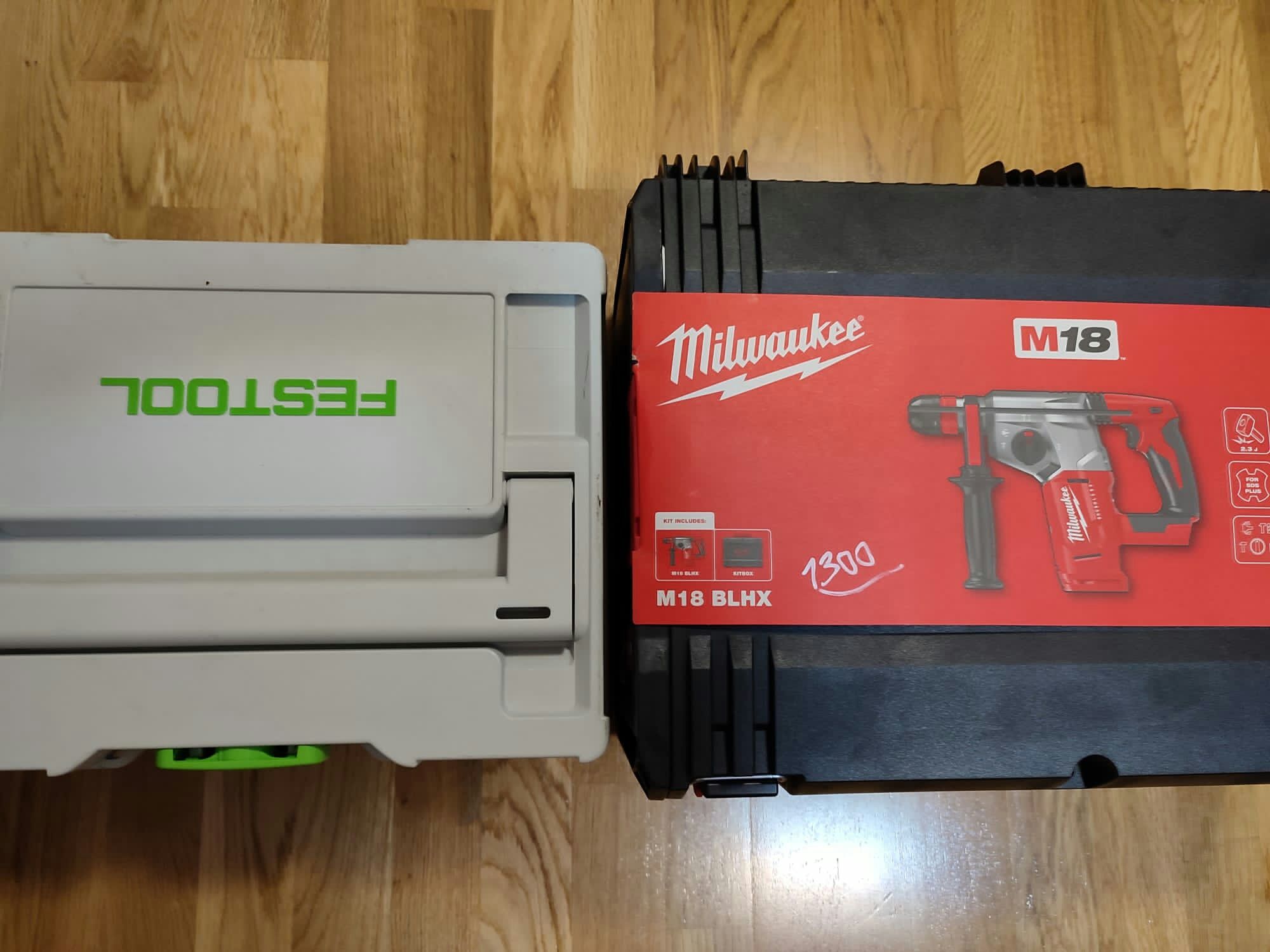 Milwaukee , Festool rotopercutor pe acumulator