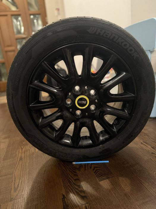 Set roti complet negru Mini Cooper F56 6,5Jx16, ET:54