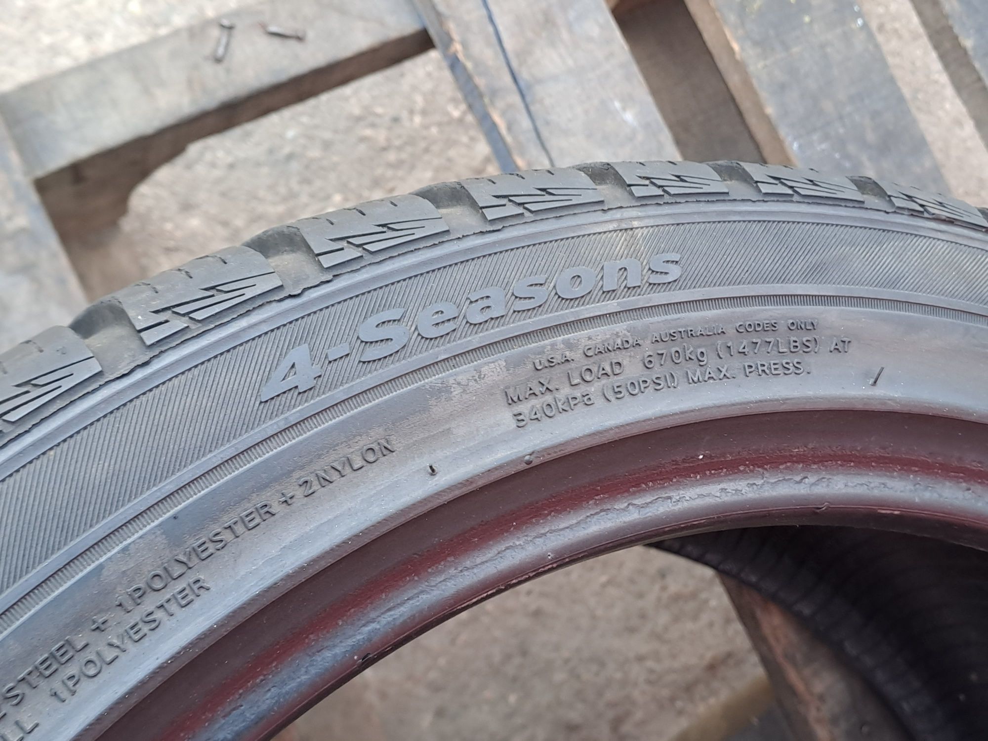 1бр. Всесезонна 225 45 17 Hankook