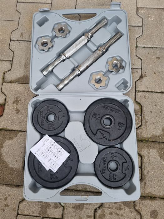 Vand set gantere și bare Bodybuilding 20 kg